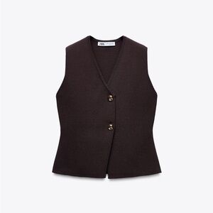 Zara Brown Top